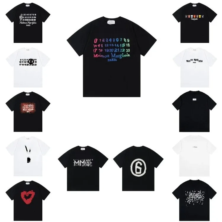 MM6 Maison Margiela Numeric-Logo T-Shirts