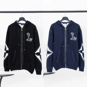 Louis Vuitton Monogram Knit Zip-Up Hoodie