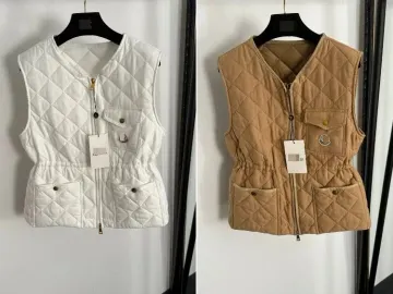 Quilted Diamond-Stitch Waist Cinch Vest