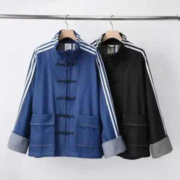 Adidas Mandarin-Collar Toggle Jackets