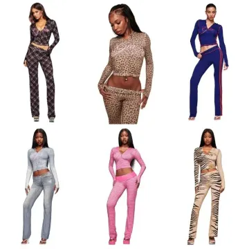 I.AM.GIA Printed Zip Tops & Pants