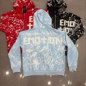 Mixed Emotions All-Over Print Zip Hoodies